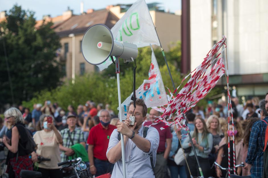 Protest kolesarjev | Avtor: Anže Petkovšek