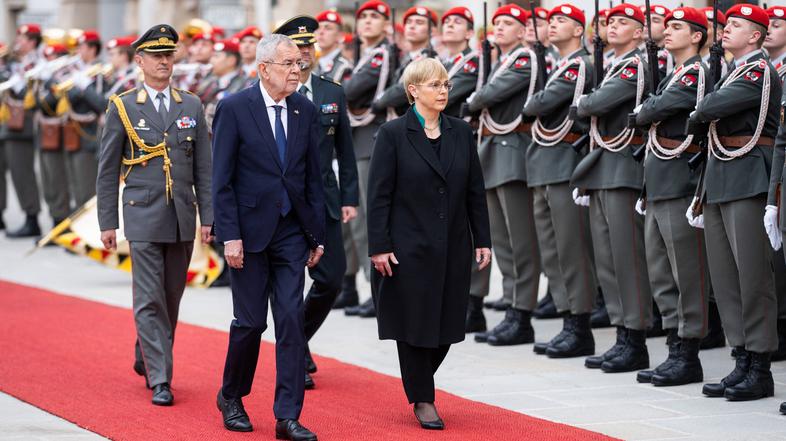 Nataša Pirc Musar na obisku na Dunaju; Alexander van der Bellen