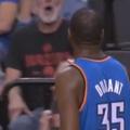 Kevin Durant na tekmi proti Portlandu