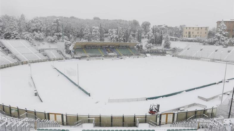 Artemio Franchi Montepaschi Arena Siena Catania sneg Serie A igrišče stadion