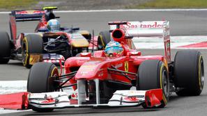 vn nemčije nürburgring trening alonso alguersuari