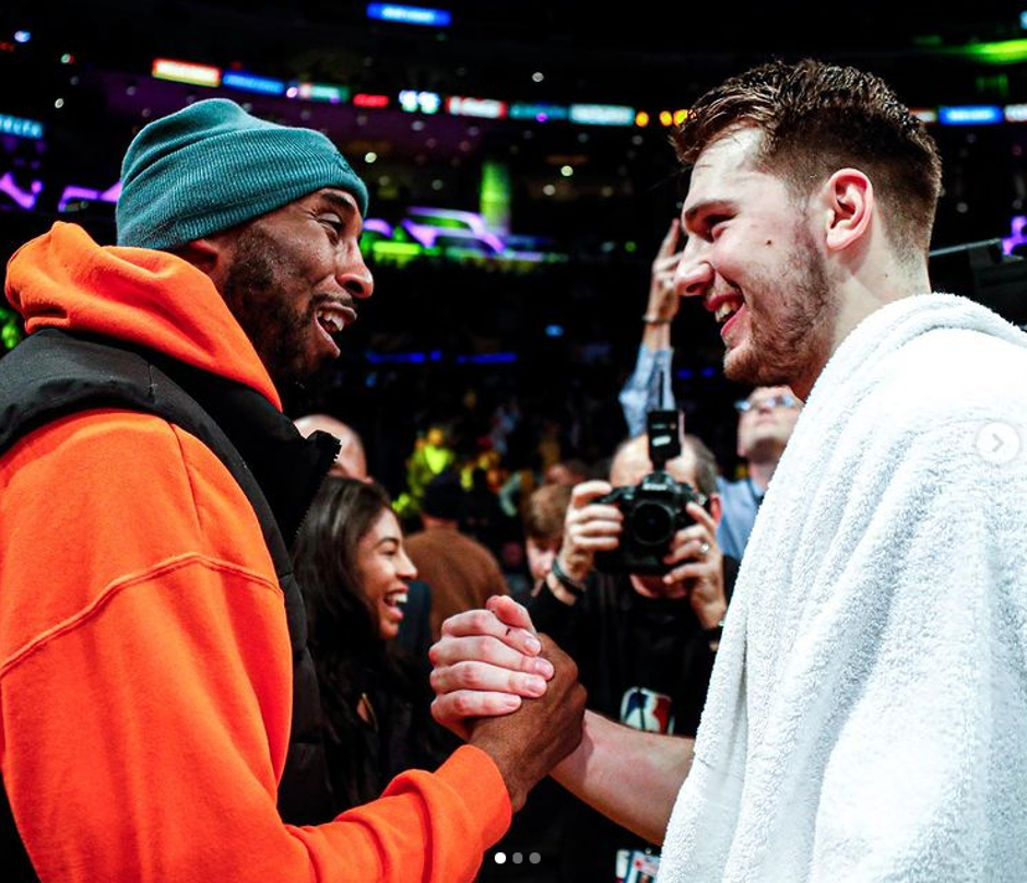 Luka Dončić in Kobe Bryant | Avtor: Instagram