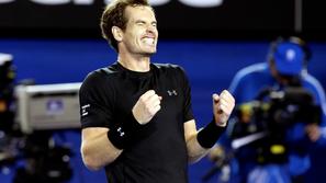 OP Avstralije - polfinale) Andy Murray