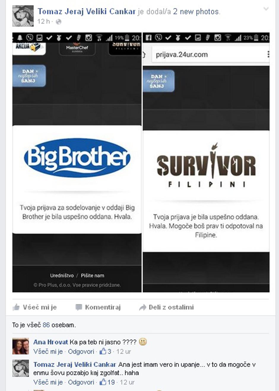 tomaž jeraj | Avtor: Facebook