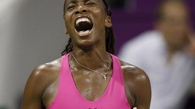 Venus Williams je v polfinalu Dohe premagala Jeleno Janković. FOTO: Reuters