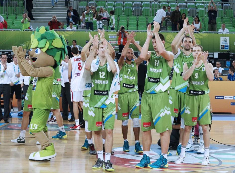 Slovenija Srbija EuroBasket Stožice Ljubljana Vidmar Dragić Joksimović Blažič