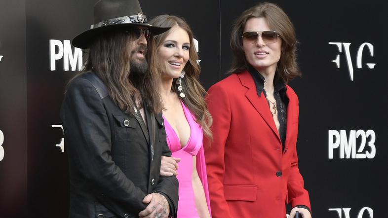 liz hurley, damian hurley, Billy Ray Cyrus