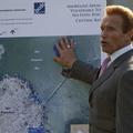 Arnold Schwarzenegger zemljevid podnebne spremembe Kalifornija