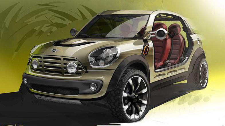Mini beachcomber koncept bo predstavljen januarja v Detroitu. (Foto: Mini)
