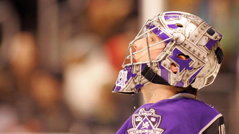 Vratar Kingsov, Jonathan Quick, je dobil štiri gole in L. A. je izgubil. (Foto: 