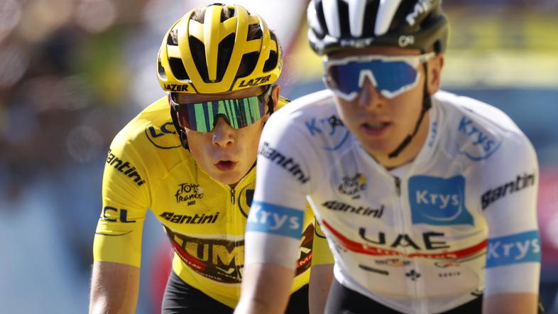 Vingegaard in Pogačar