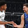 Giannis Antetokounmpo Luka Dončić Bucks Mavs