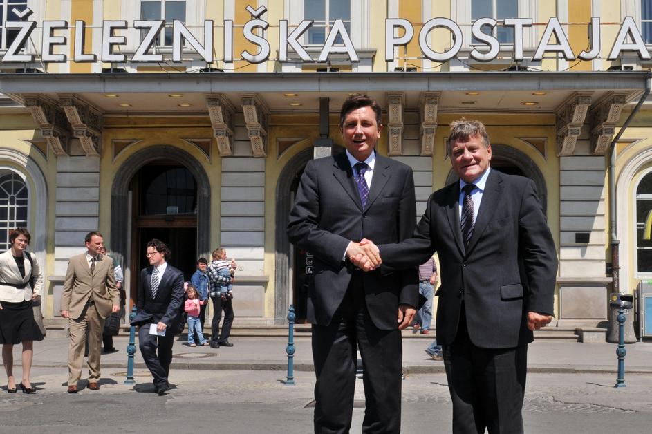 Borut Pahor, Hartmut Mehdorn