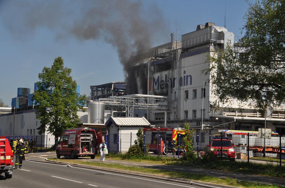 Melamin nesreča eksplozija Kočevje