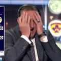 Alan McInally reakcija ob golu Tavaresa na Celtic Parku