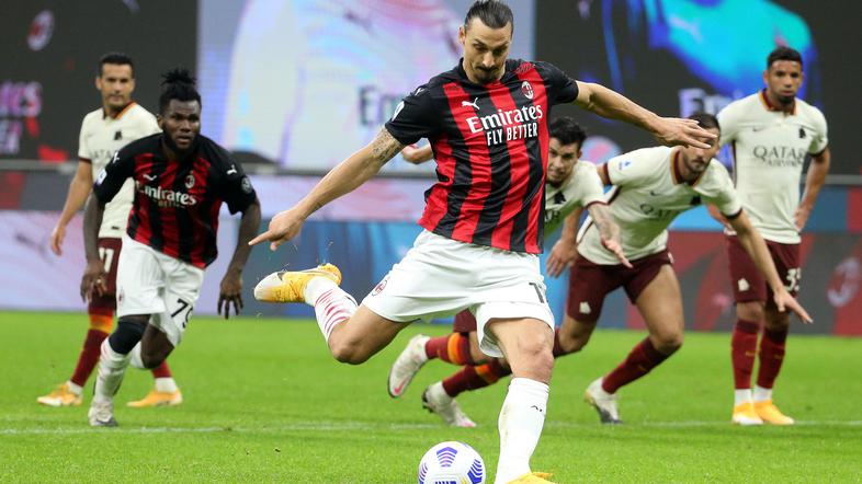 Zlatan Ibrahimović AC Milan AS Roma