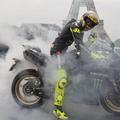 Valentino Rossi se je pod Eifflovim stolpom počutil odlično.
