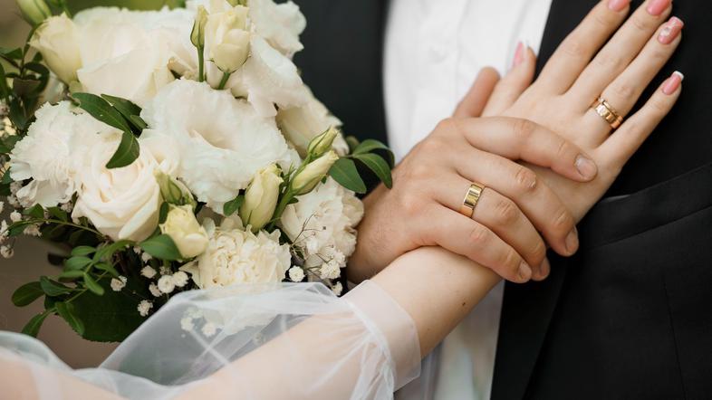 poroka, poročni prstani