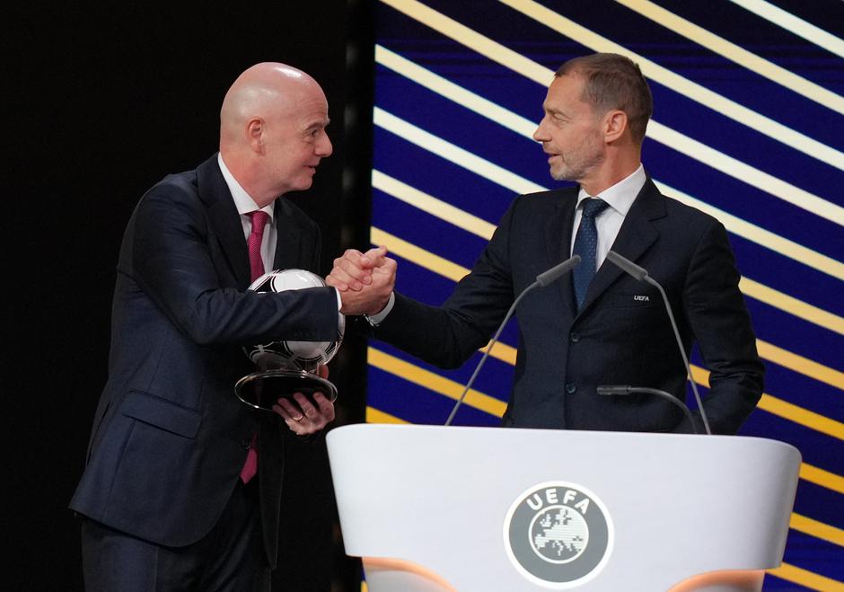 čeferin infantino | Avtor: Profimedia