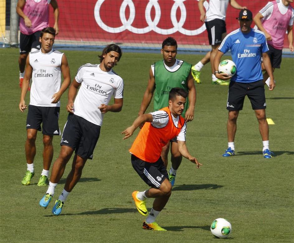 Zidane Özil Khedira Casemiro Real Madrid Valdebebas trening priprave