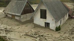 Log pod Mangartom po katastrofi novembra 2010