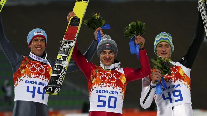 kamil stoch anders bardal peter prevc olimpijske igre soči smučarski skoki