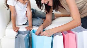 mama, otrok, nakupovanje