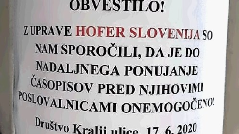 Kralji ulice - prepoved prodaje Hoffer