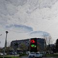 Luknje v oblakih nad Zagrebom