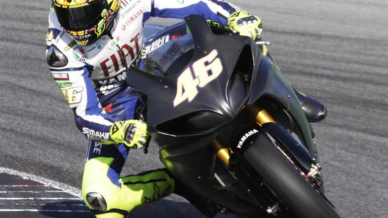 Valentino Rossi se vrača že po mesecu in pol. (Foto: EPA)