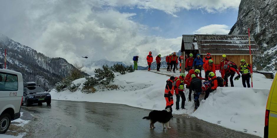 Reševanje, plaz | Avtor: Gorska reševalna zveza Slovenije