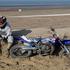 Motokrosisti so se pomerili na peščeni plaži Le Touquet.