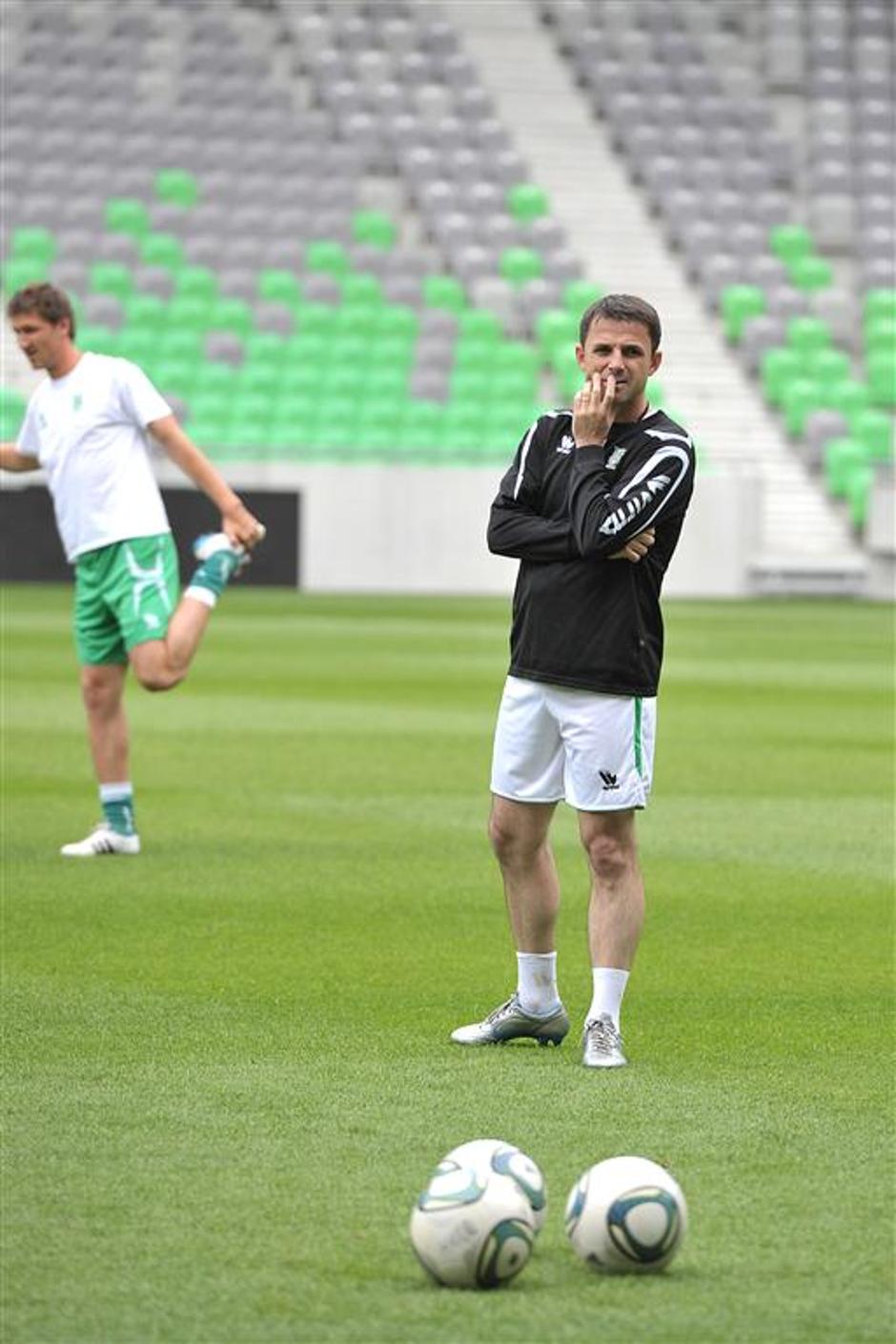 stožice olimpija trening pred austria dušan kosić | Avtor: Anže Petkovšek