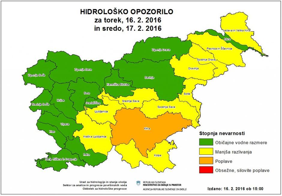 Oranžni alarm | Avtor: Arso