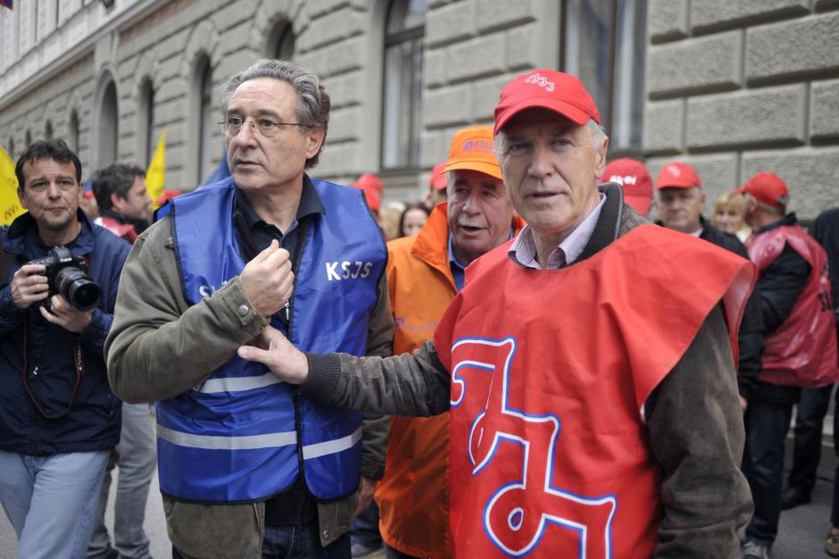 protest sindikatov | Avtor: Anže Petkovšek