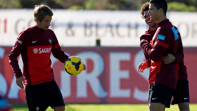 Ronaldo Coentrao Pepe Portugalska Švedska Obidos kvalifikacije trening