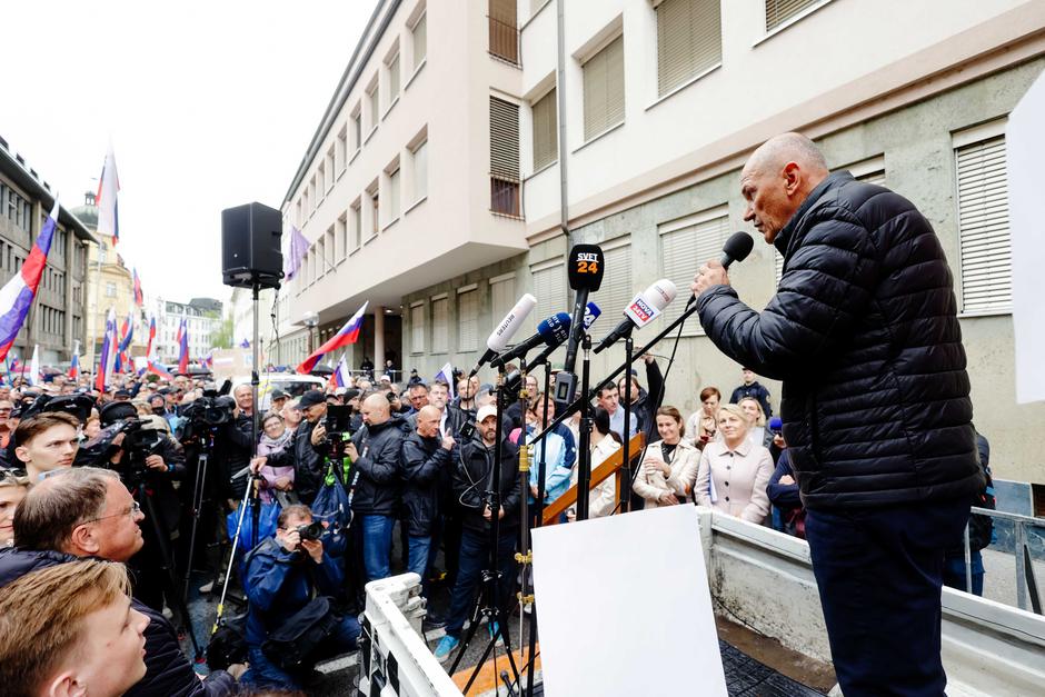 sojenje Janez Janša | Avtor: Saša Despot