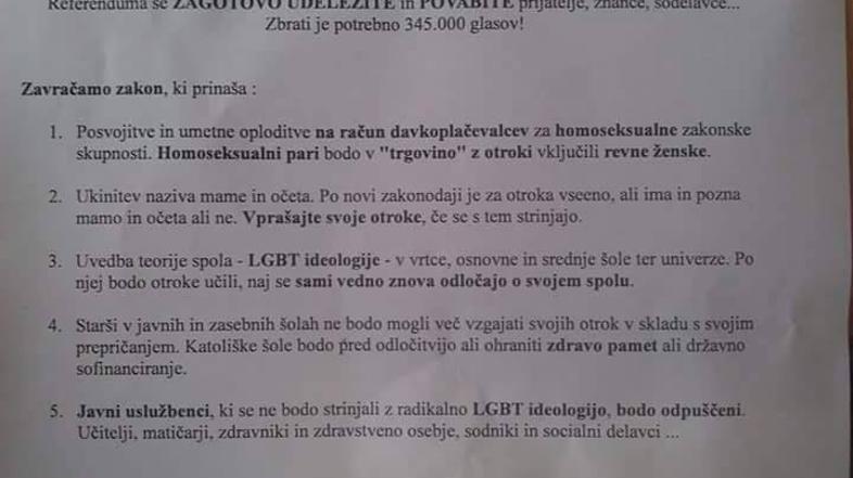 Sporočilo vernikom Lož