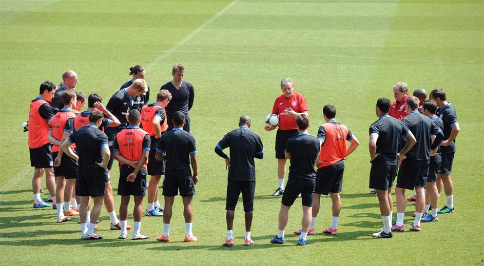 Hodgson Anglija trening priprave Euro 2012 Etihad Manchester