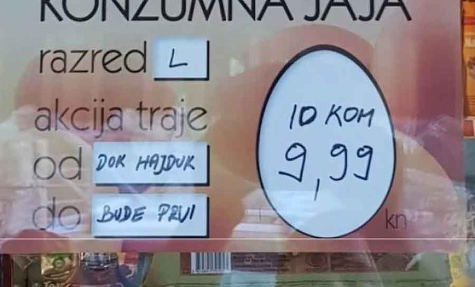 Hajduk Split jajca | Avtor: Facebook