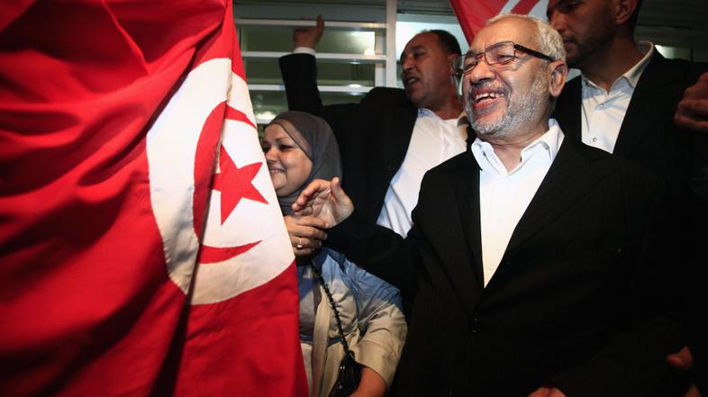 Predsednik Ennahde Rached Ghannouchi.