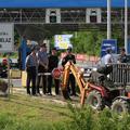 Tako so se 10. junija soočili traktor, Joras in hrvaški policisti. (Foto: Barbar