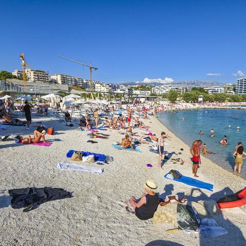 plaža v Splitu