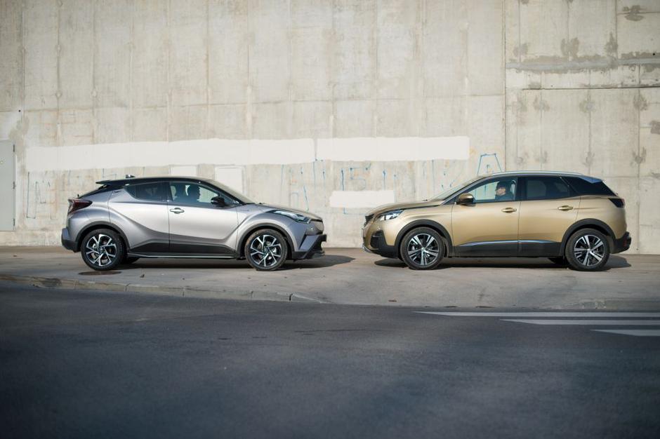 Toyota C-HR in peugeot 3008 | Avtor: Anže Petkovšek