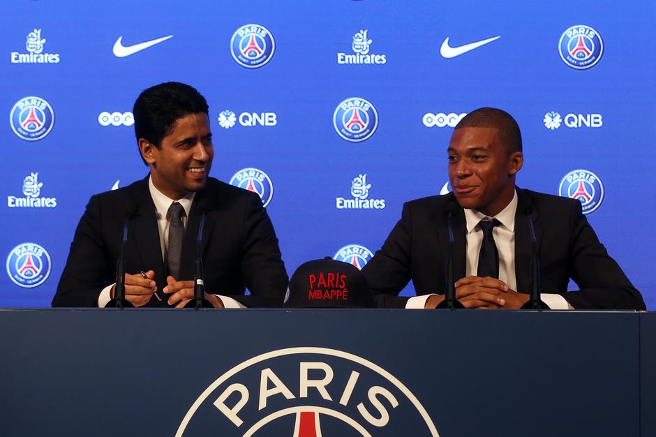 Nasser Al-Khelaifi, kylian mbappe | Avtor: Epa