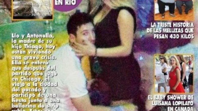 Messi Las Vegas striptizeta slačipunca revija Pronto naslovnica