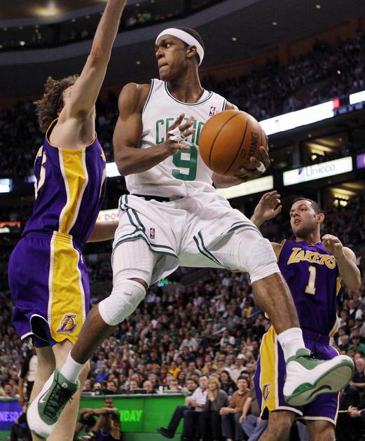 NBA Celtics Lakers 2010 Rondo Gasol