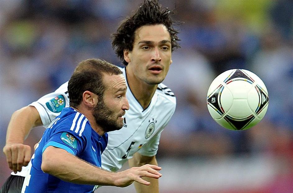 Hummels Salpingidis Nemčija Grčija Gdansk Euro 2012 četrtfinale