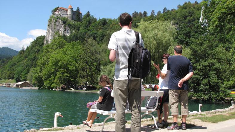 Bled otok turisti