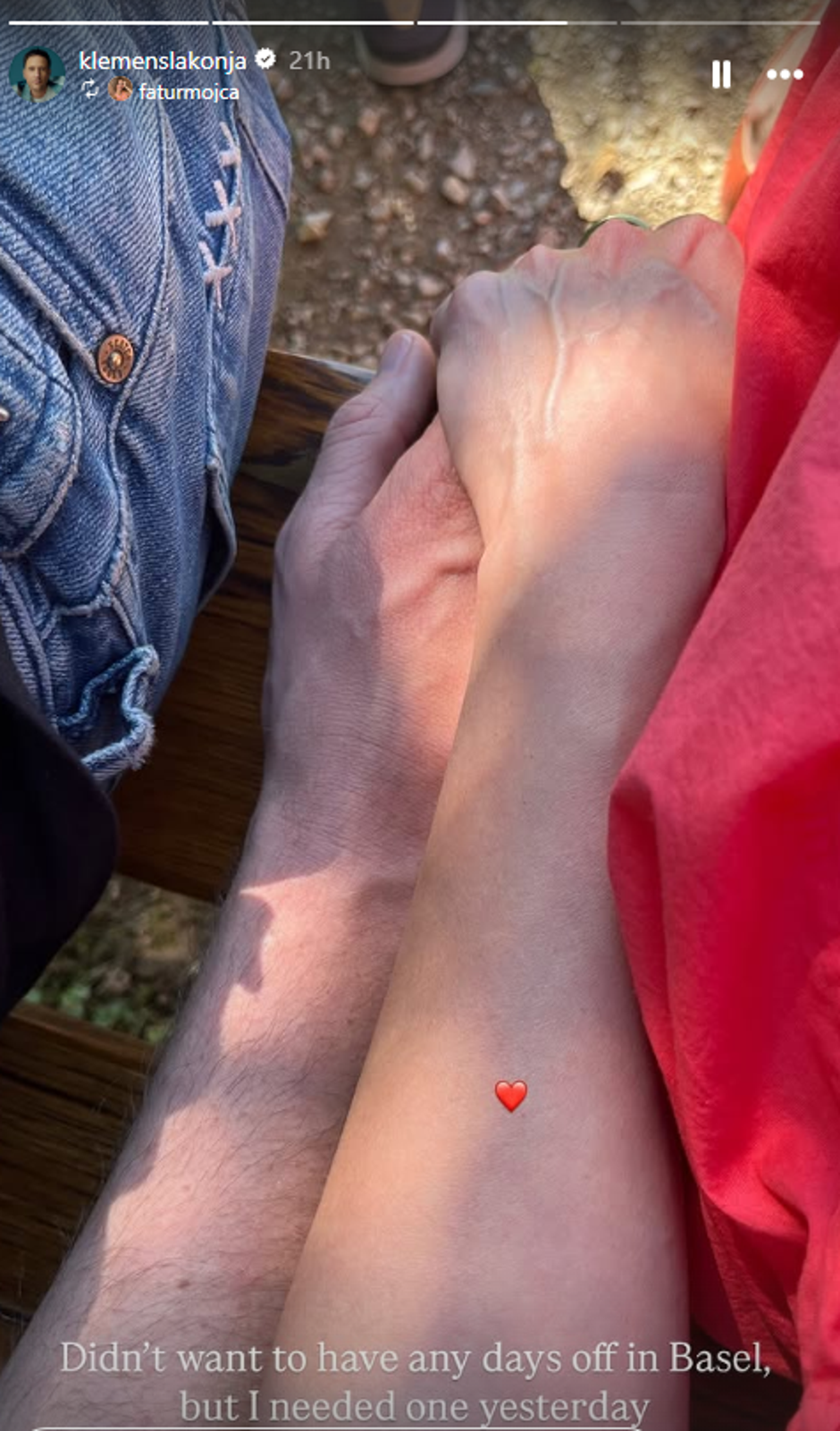 Klemen Slakonja Mojca Fatur | Avtor: Instagram